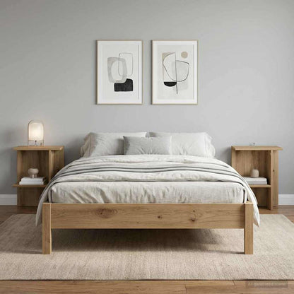 Coffee Table 2 pcs Artisan Oak 40 x 30 x 49 cm Engineered Wood