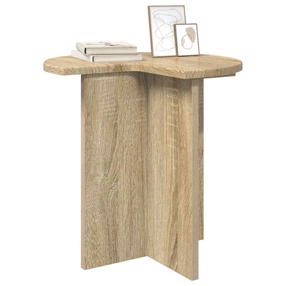 Side Table 2 pcs Sonoma Oak Ø 39 x 38 cm Engineered Wood