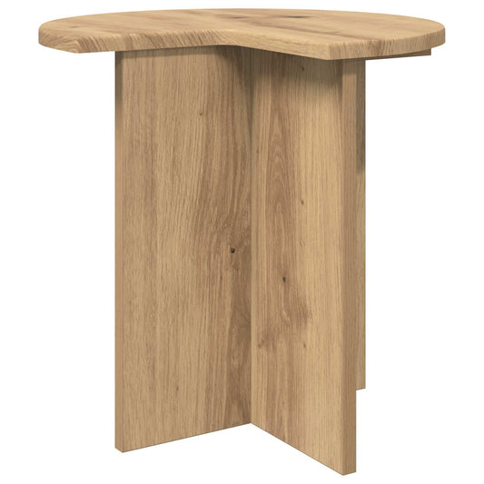 Side Table Artisan Oak Ø 39 x 38 cm Engineered Wood