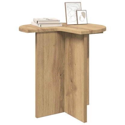 Side Table Artisan Oak Ø 39 x 38 cm Engineered Wood