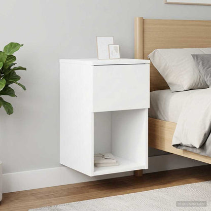 Bed Cabinet 2 pcs White 29 x 31.5 x 49 cm Engineered Wood