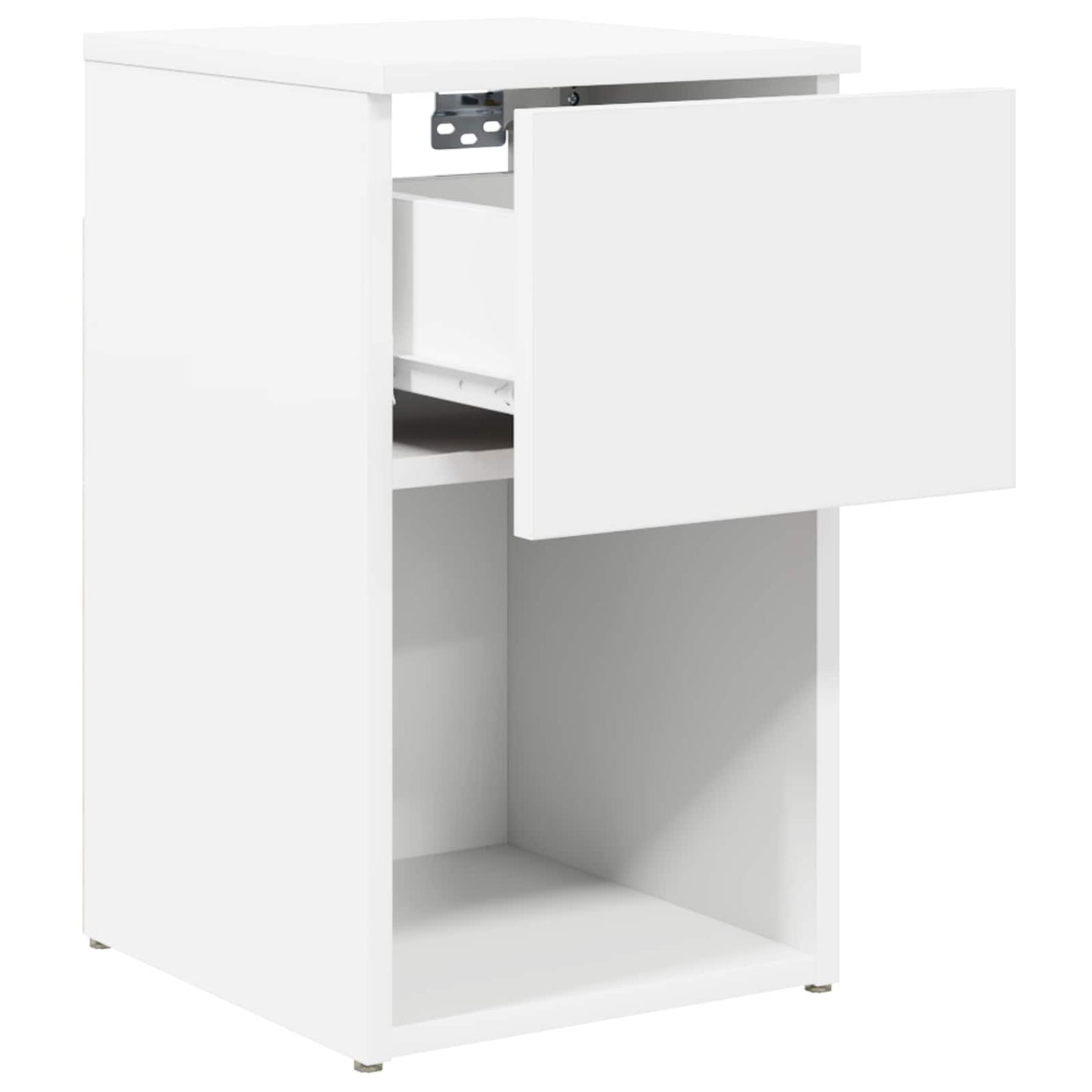 Bed Cabinet 2 pcs White 29 x 31.5 x 49 cm Engineered Wood