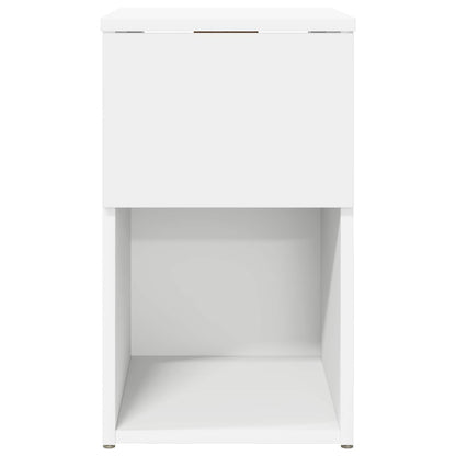 Bed Cabinet 2 pcs White 29 x 31.5 x 49 cm Engineered Wood