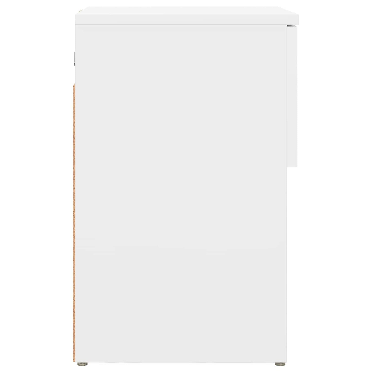 Bed Cabinet 2 pcs White 29 x 31.5 x 49 cm Engineered Wood