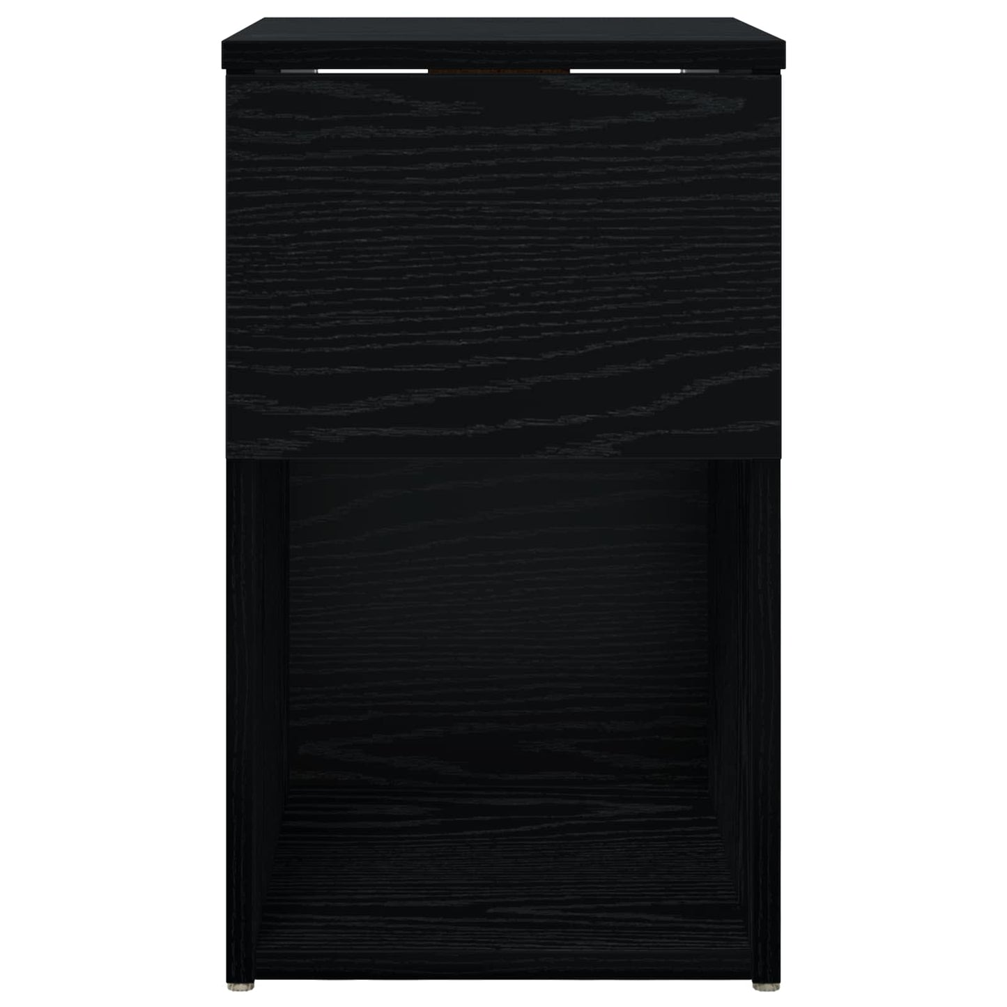 Bed Cabinet 2 pcs Black Oak 29 x 31.5 x 49 cm Engineered Wood