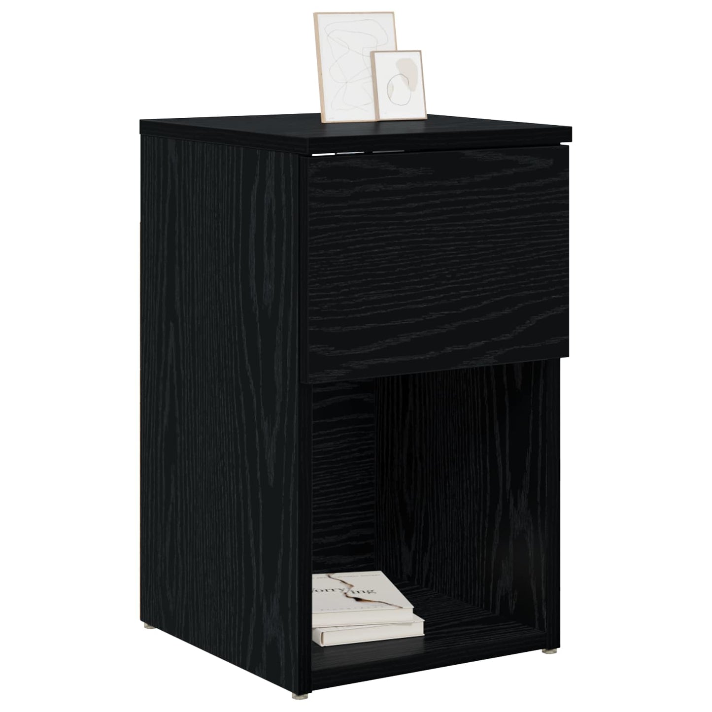 Bed Cabinet 2 pcs Black Oak 29 x 31.5 x 49 cm Engineered Wood