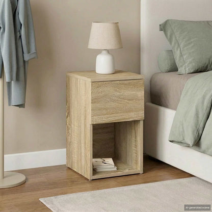 Bed Cabinet Sonoma Oak 29 x 31.5 x 49 cm Engineered Wood