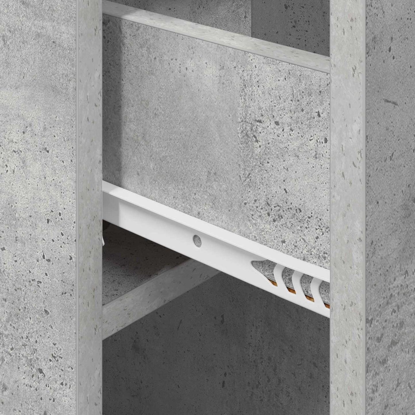 Bed Cabinet 2 pcs Concrete Grey 29 x 31.5 x 49 cm