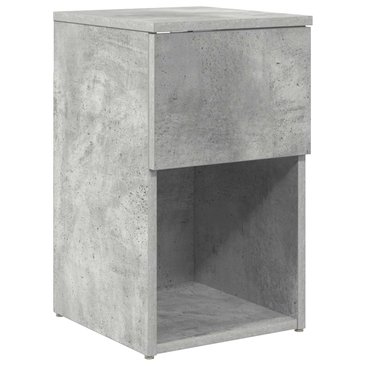 Bed Cabinet 2 pcs Concrete Grey 29 x 31.5 x 49 cm