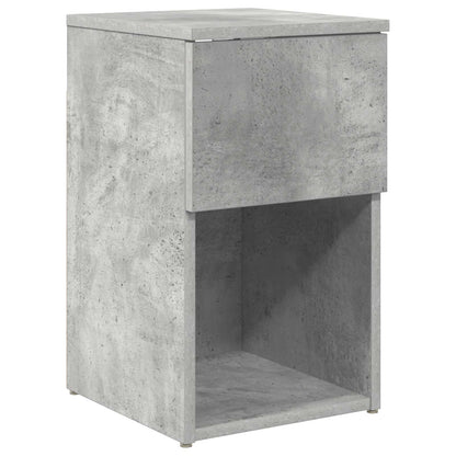 Bed Cabinet 2 pcs Concrete Grey 29 x 31.5 x 49 cm
