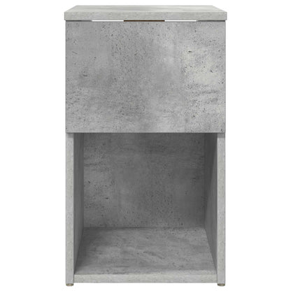 Bed Cabinet 2 pcs Concrete Grey 29 x 31.5 x 49 cm