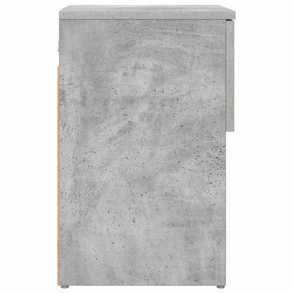 Bed Cabinet 2 pcs Concrete Grey 29 x 31.5 x 49 cm