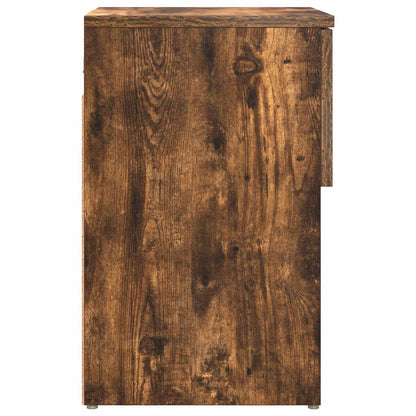 Bed Cabinet Smoked Oak 29 x 31.5 x 49 cm Engineered Wood