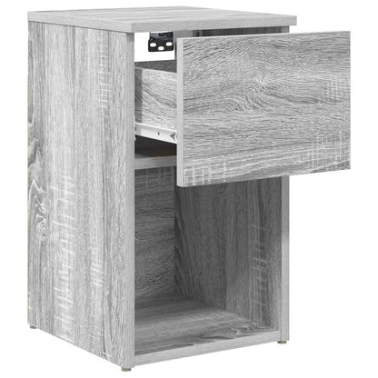Bed Cabinet 2 pcs Grey Sonoma 29 x 31.5 x 49 cm Engineered Wood