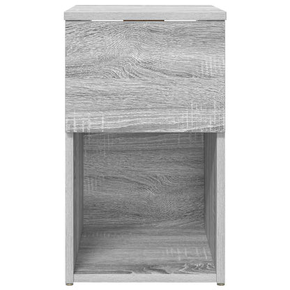 Bed Cabinet 2 pcs Grey Sonoma 29 x 31.5 x 49 cm Engineered Wood