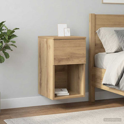Bed Cabinet 2 pcs Artisan Oak 29 x 31.5 x 49 cm Engineered Wood