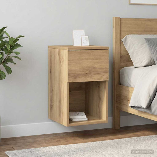 Bed Cabinet 2 pcs Artisan Oak 29 x 31.5 x 49 cm Engineered Wood