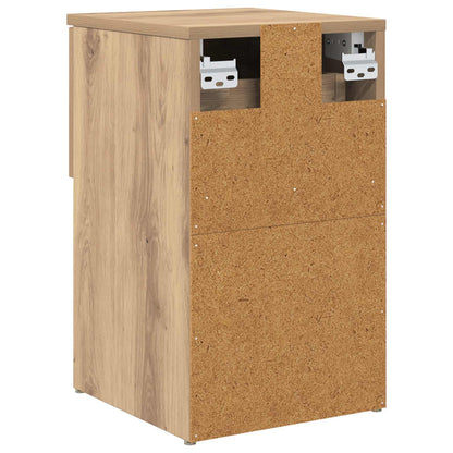Bed Cabinet 2 pcs Artisan Oak 29 x 31.5 x 49 cm Engineered Wood