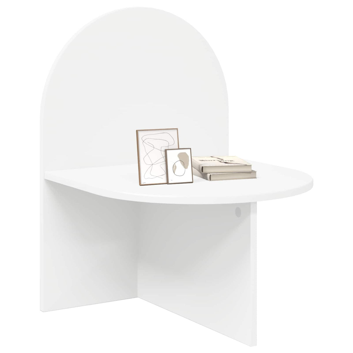 Bedside Table 2 pcs White 48 x 49 x 65 cm Engineered Wood