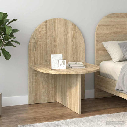 Bedside Table 2 pcs Sonoma Oak 48 x 49 x 65 cm Engineered Wood