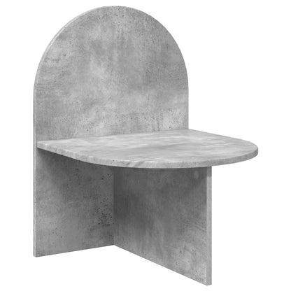 Bedside Table 2 pcs Concrete Grey 48 x 49 x 65 cm