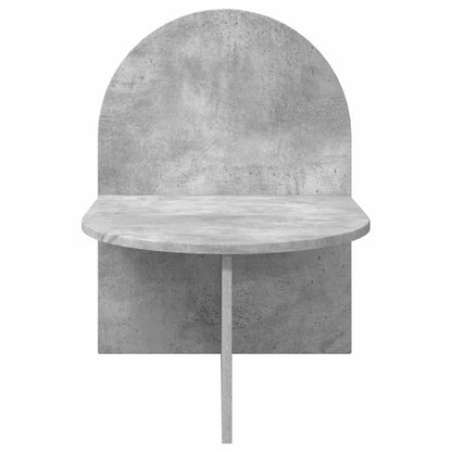 Bedside Table 2 pcs Concrete Grey 48 x 49 x 65 cm