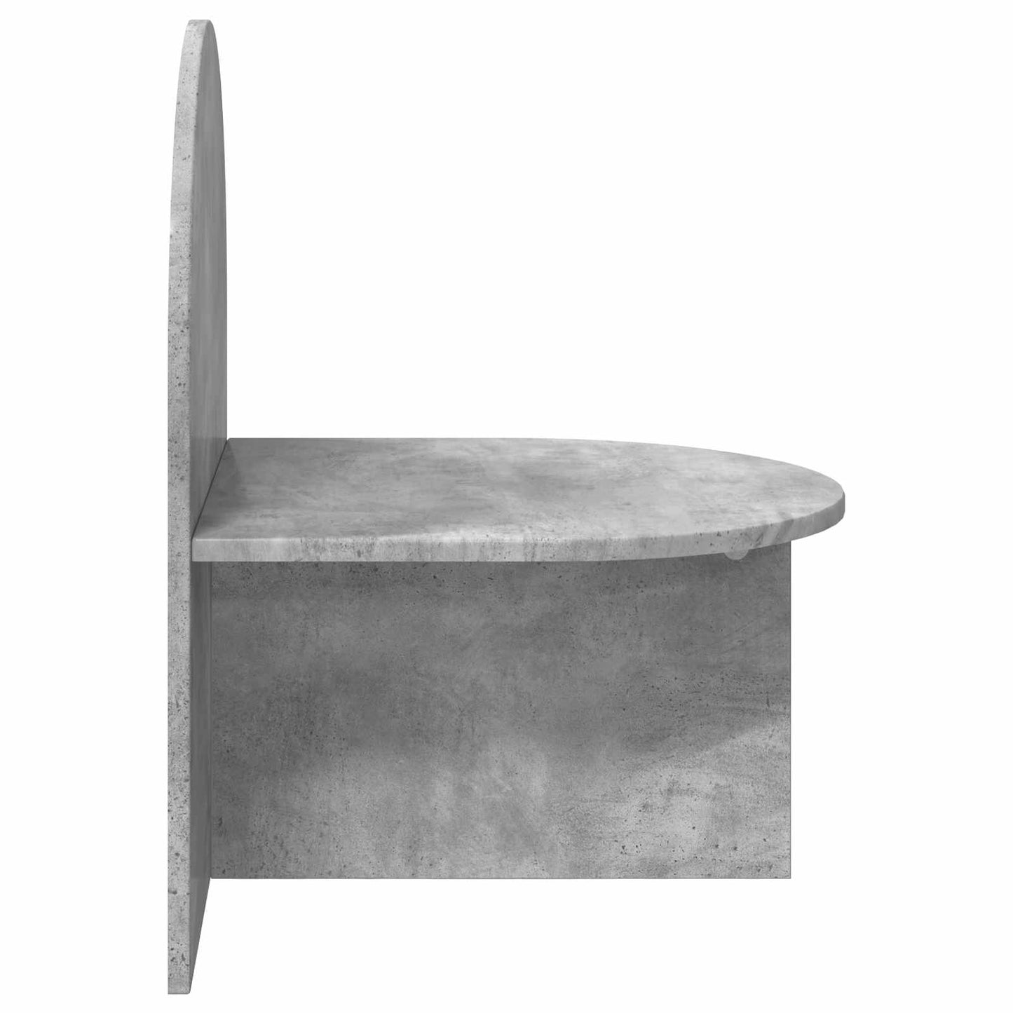 Bedside Table 2 pcs Concrete Grey 48 x 49 x 65 cm