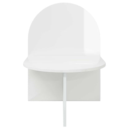 Bedside Table 2 pcs High Gloss White 48 x 49 x 65 cm