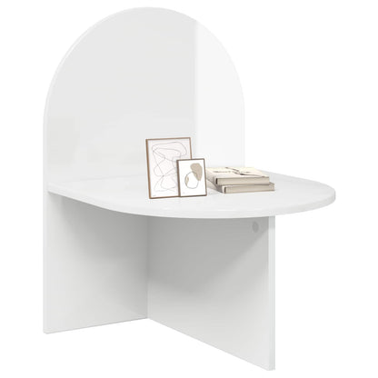 Bedside Table 2 pcs High Gloss White 48 x 49 x 65 cm