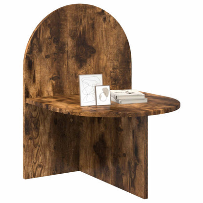 Bedside Table Smoked Oak 48 x 49 x 65 cm Engineered Wood