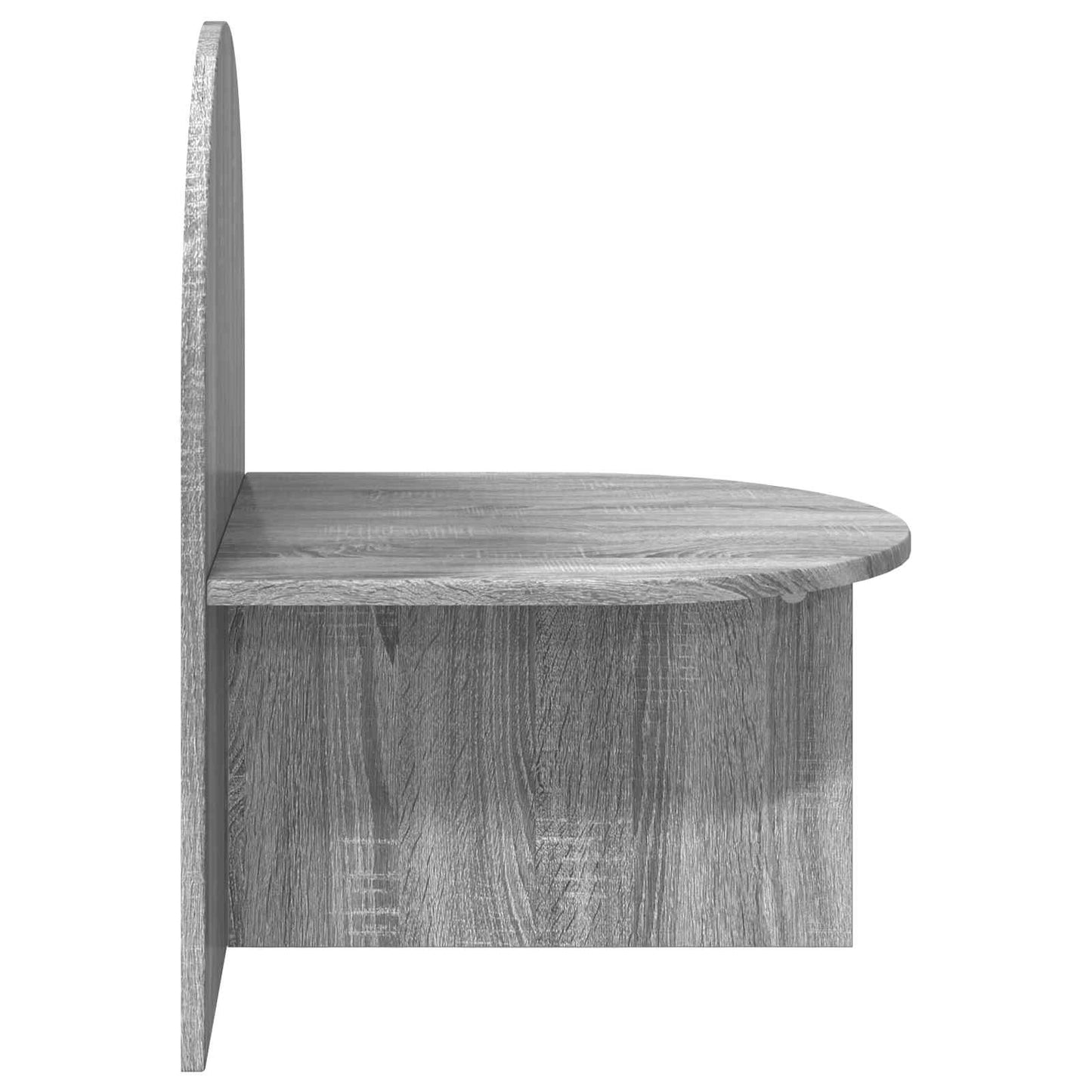 Bedside Table Grey Sonoma 48 x 49 x 65 cm Engineered Wood