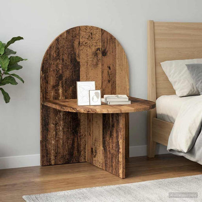 Bedside Table Old Wood 48 x 49 x 65 cm Engineered Wood