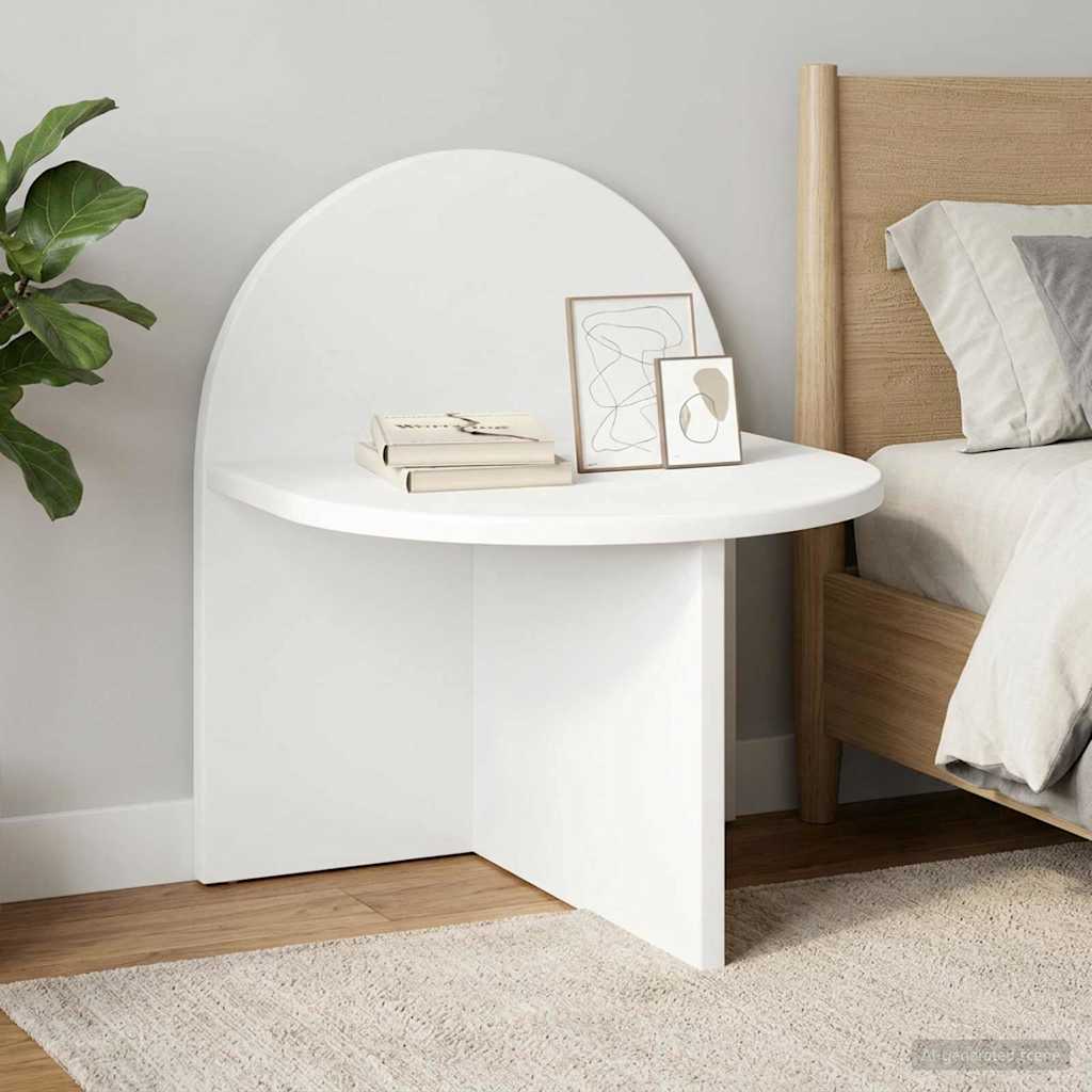 Bedside Table 2 pcs White 40 x 35.5 x 45.5 cm Engineered Wood