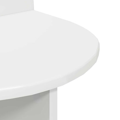 Bedside Table 2 pcs White 40 x 35.5 x 45.5 cm Engineered Wood