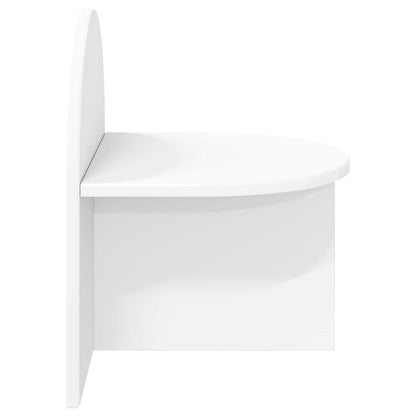 Bedside Table 2 pcs White 40 x 35.5 x 45.5 cm Engineered Wood