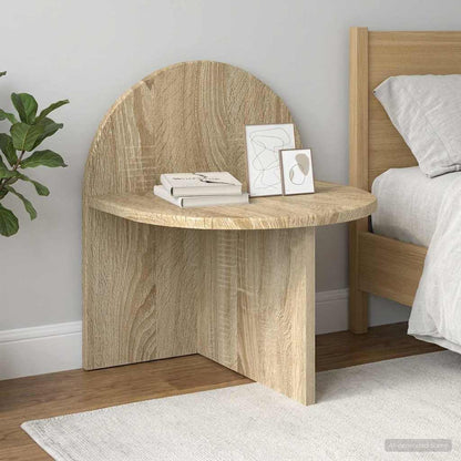 Bedside Table Sonoma Oak 40 x 35.5 x 45.5 cm Engineered Wood