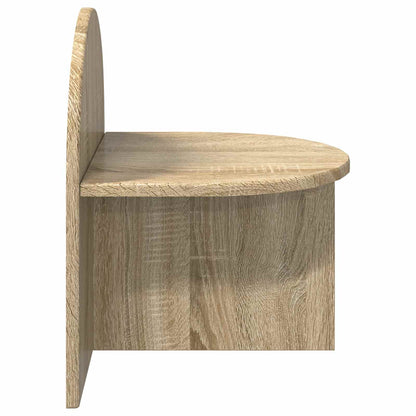 Bedside Table Sonoma Oak 40 x 35.5 x 45.5 cm Engineered Wood