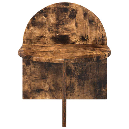 Bedside Table Smoked Oak 40 x 35.5 x 45.5 cm Engineered Wood