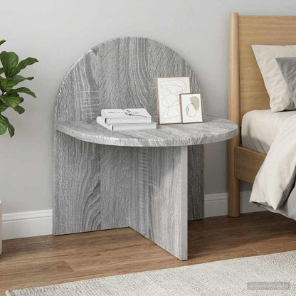 Bedside Table 2 pcs Grey Sonoma 40 x 35.5 x 45.5 cm