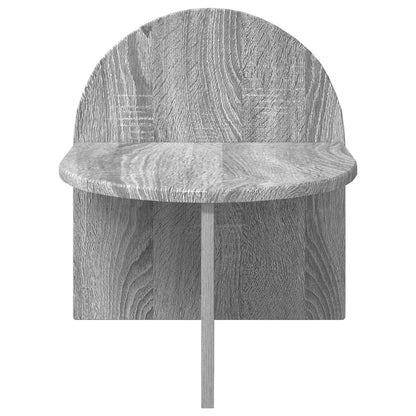 Bedside Table 2 pcs Grey Sonoma 40 x 35.5 x 45.5 cm