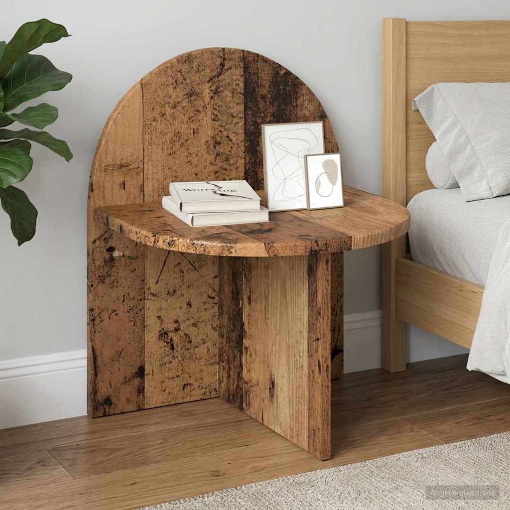 Bedside Table 2 pcs Old Wood 40 x 35.5 x 45.5 cm