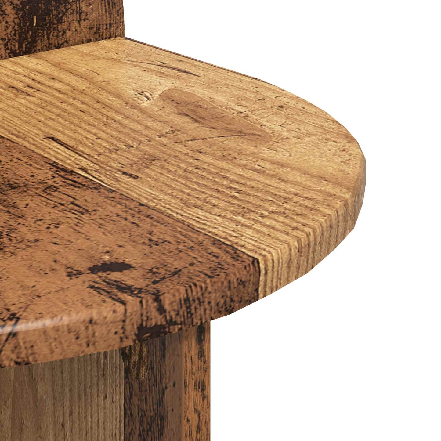 Bedside Table 2 pcs Old Wood 40 x 35.5 x 45.5 cm