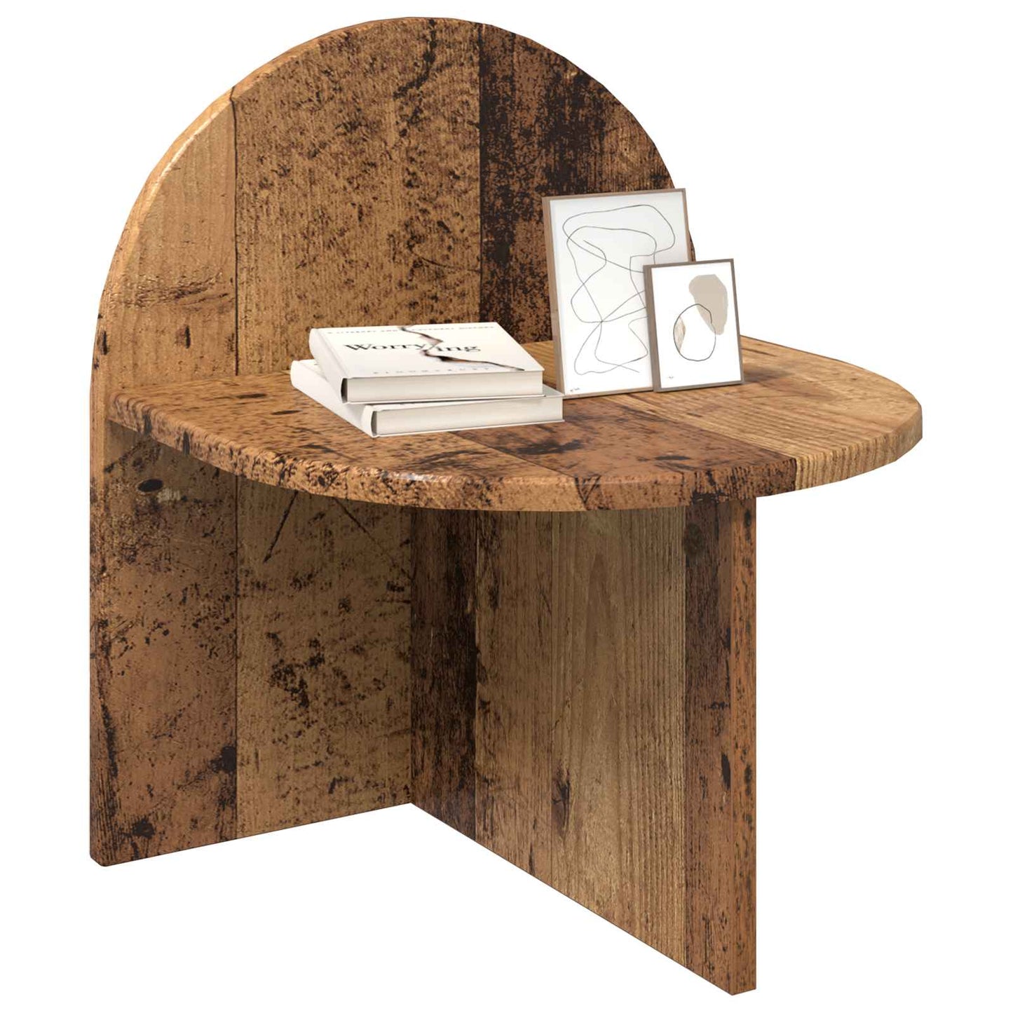Bedside Table 2 pcs Old Wood 40 x 35.5 x 45.5 cm