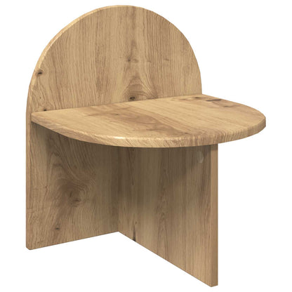 Bedside Table Artisan Oak 40 x 35.5 x 45.5 cm Engineered Wood