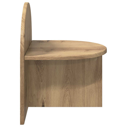 Bedside Table Artisan Oak 40 x 35.5 x 45.5 cm Engineered Wood