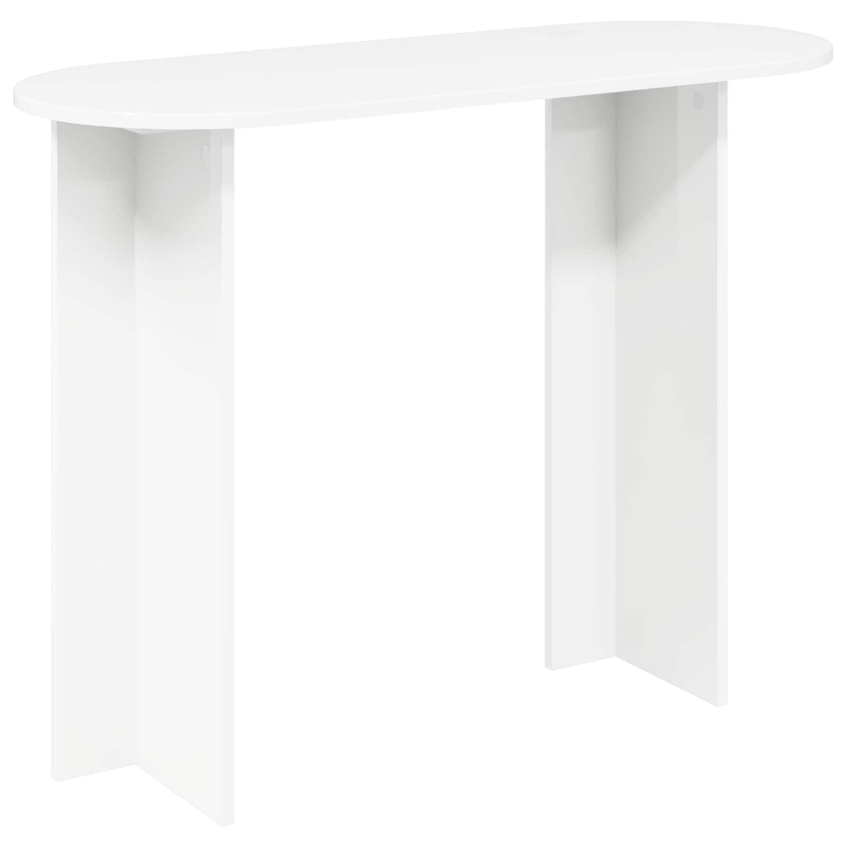 Console Table White 100 x 39.5 x 75 cm Engineered Wood