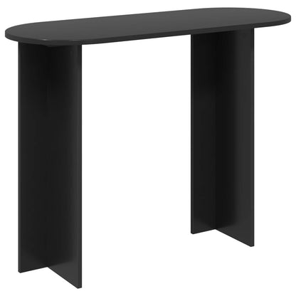 Console Table Black Oak 100 x 39.5 x 75 cm Engineered Wood