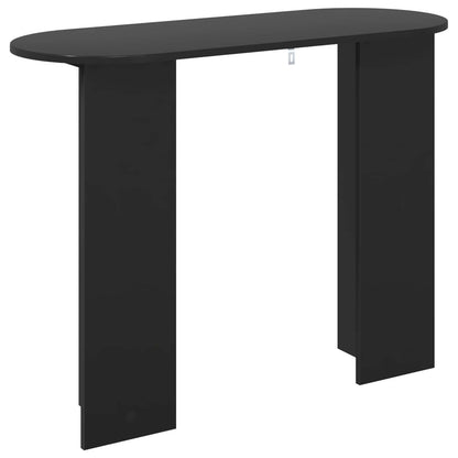 Console Table Black Oak 100 x 39.5 x 75 cm Engineered Wood
