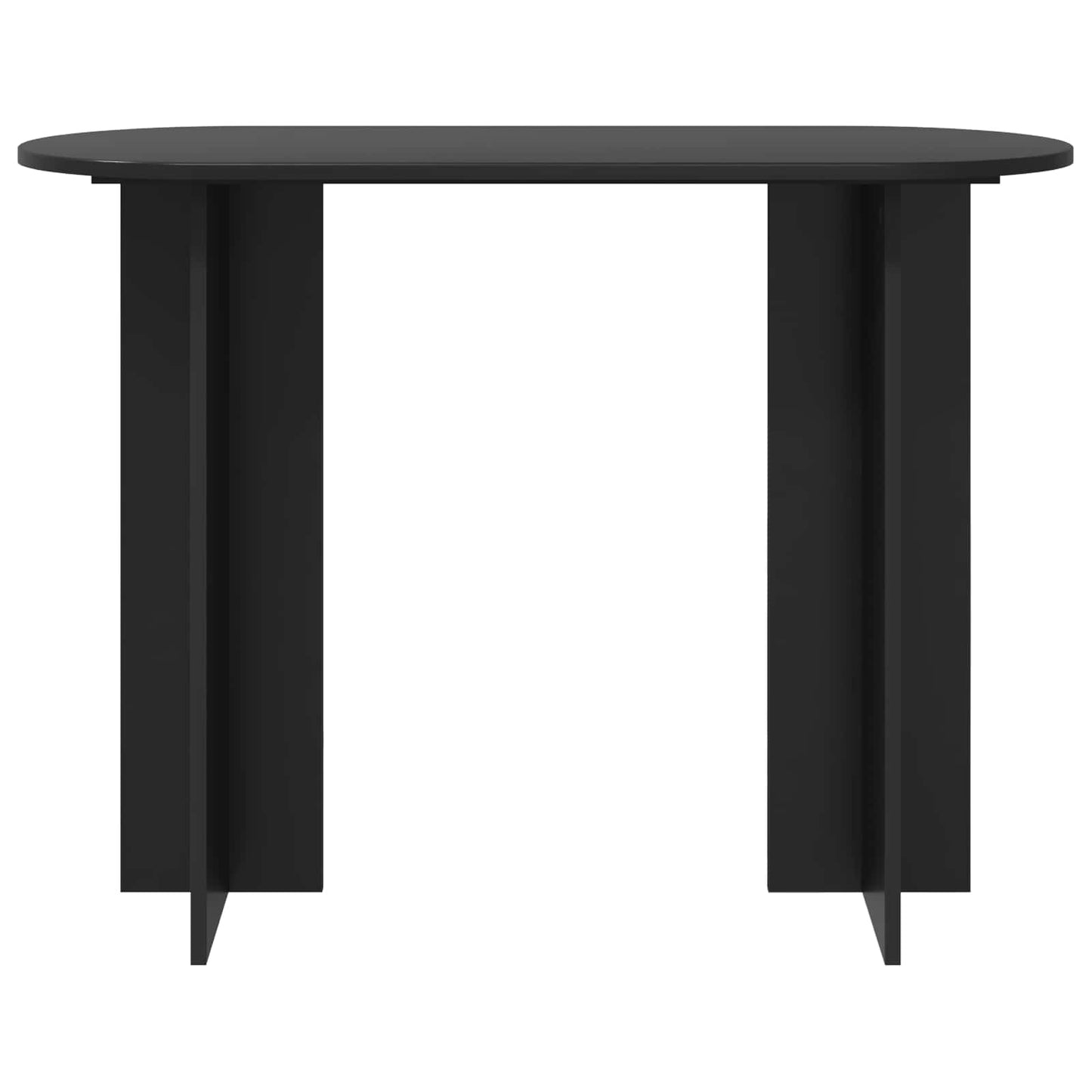 Console Table Black Oak 100 x 39.5 x 75 cm Engineered Wood