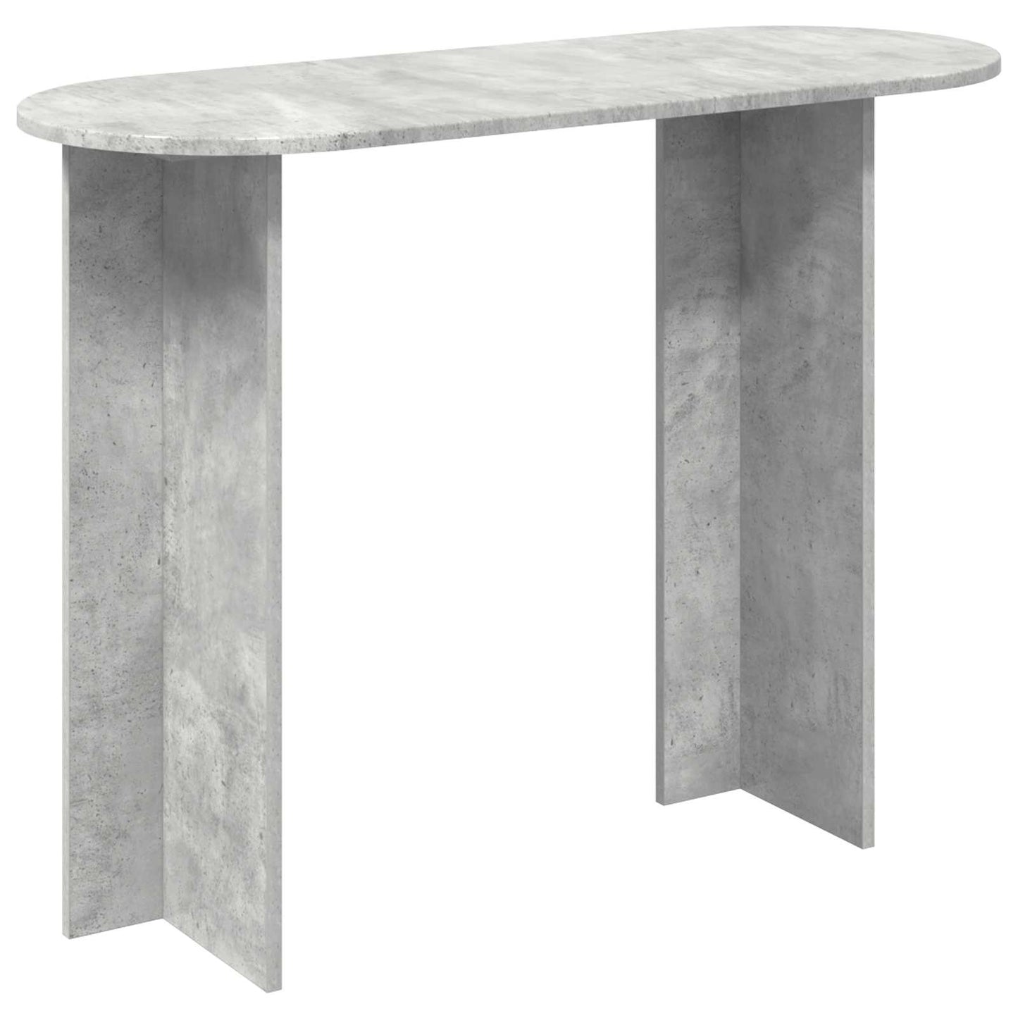 Console Table Concrete Grey 100 x 39.5 x 75 cm Engineered Wood